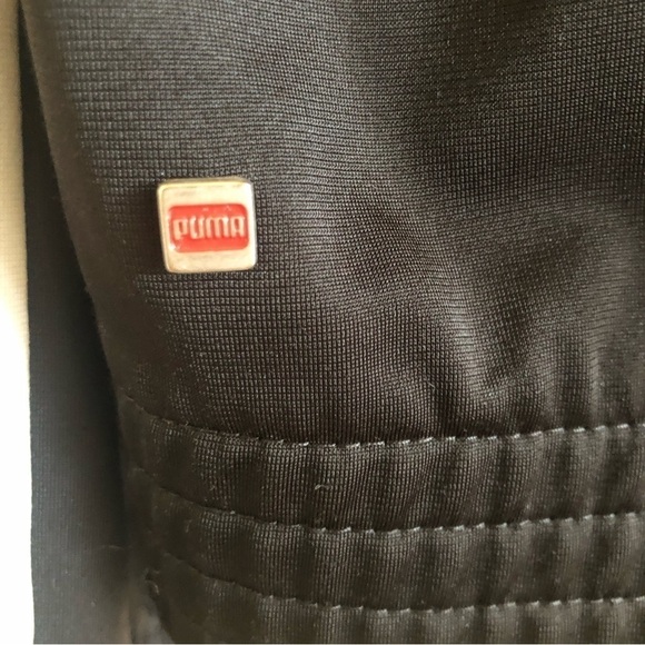 Puma Men’s Performance Black Gray Tricot Track Jacket Size M - Picture 8 of 16